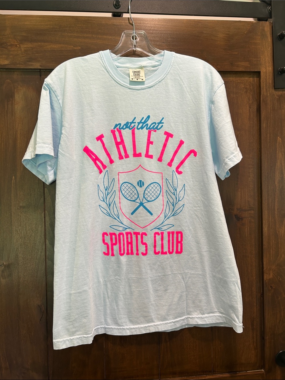 A40 NWOT - Not That Athletic Graphic Tee - Comfort Colors - Sz Sm -Pickle Ball